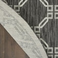 thumbnail image 5 of Nourison Garden Party GRD02 Indoor/outdoor Area Rug - Charcoal 7'10" x round, 5 of 9