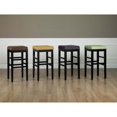 thumbnail image 2 of Armen Living Sonata Tabouret de Bar Carré Sans Dossier 30 Pouces en Rouge-Noir, 2 of 10