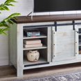 thumbnail image 7 of Contemporary Modern Urban Designer Living Dining Kitchen Room Buffet Table Sideboard Media TV Stand, Wood Metal Steel, White, 7 of 7