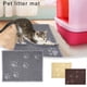 thumbnail image 3 of Tapete rectangular para comida de mascotas con forma de pata. Platos para perros, cachorros, gatos y gatitos. V4B7, 3 of 8