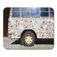 thumbnail image 1 of KDAGR Baltimore Md January 27 Bus at The American Visionary Mousepad Mouse Pad Mouse Mat 9x10 inch, 1 of 1