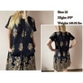thumbnail image 3 of Ekouaer Women Robes Lightweight House Coat Short Sleeve Floral Print Mumu House Dresses with Pockets Zipper Nightgowns, 3 of 5