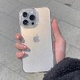thumbnail image 2 of Luxury Bling Glitter Clear Case For iPhone 14 Pro Max 15 13 12 11 X XR XS 7 8 Plus SE MiNi Shockproof Transparent Soft Cover Black For iphone 12, 2 of 5