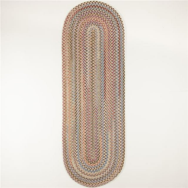 Rhody Rug BH57R024X072 2 x 6 ft. Bar Harbor Butterfield Runner Rug, Multi Color