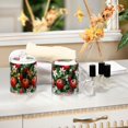 thumbnail image 4 of Yayeee 4 Pack Qtip Holder Bathroom Cotton Swab Canister with Lid Clear Dispenser Set, Red Apple Pattern, 4 of 6