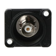 D-Type Double BNC Plug Connector Chassis Panel Mount Adapter o Pa