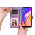 thumbnail image 5 of Funda tipo cartera GANGXUN para OPPO A95 5G , diseño girasol, cuero PU, soporte, cierre magnético, tarjetero, 5 of 5