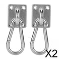 thumbnail image 1 of 2x Gancho de Anclaje de Montaje en Pared/tejado para Correas de Suspensión, Anillos de Gimnasia, Entrenamiento de Fuerza Corporal, Hamacas de 2 piezas, 1 of 8