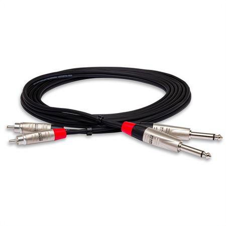 UPC: 0728736050976 | 20  Pro Stereo Dual REAN 1/4  TS Male to RCA Male Stereo Audio Cable