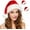 Red/White - 2pcs, variant on TETOU 1pc Christmas Hat,Red and White Faux Fur Plush Velvet Santa Hat for Adults Men Women Christmas New Year Festive Party