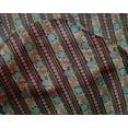thumbnail image 4 of oneOone Silk Tabby Fabric Leaves & Floral Block Decor Fabric Printed BTY 42 Inch Wide, 4 of 5