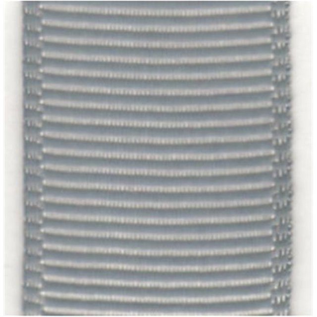 Papilion R07420216001520YD .63 in. Grosgrain Ribbon 20 Yards - Grey