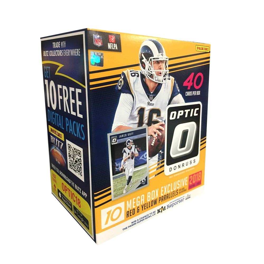 18 PANINI DONRUSS OPTIC FOOTBALL WALMART MEGA BOX