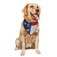 thumbnail image 4 of Retro North-Carolina Flag Dog Bandana Adjustable Dog Bib Scarf Handkerchief For Large Medium Small Dogs Cats Pets, 4 of 6