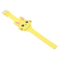thumbnail image 2 of Silicone LED Cartoon Watch Rabbit Shape Wristwatch Clamshell Electronic Watch Birthday Gift Party Favor for Kid Child Children Toddlers Yellow, 2 of 5