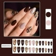 thumbnail image 3 of Aellinatey 24pcs Leopard Print Press On Nail Glossy Artificial Nail for Women and Girls, 3 of 8