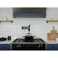 thumbnail image 2 of Marca 360-Degree 24" Wall Mounted Pot Filler with Dual Swivel in Matte Black, 2 of 7