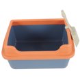 thumbnail image 4 of Cat Toilet Litter Box Semi-Enclosed Cat Litter Box Spill-Proof Design 1 Set 38x29cm, 4 of 8