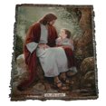thumbnail image 4 of in His Light 50" x 60" Jesus Inspirational Tapestry Throw Blanket & Angel Tote, 4 of 4