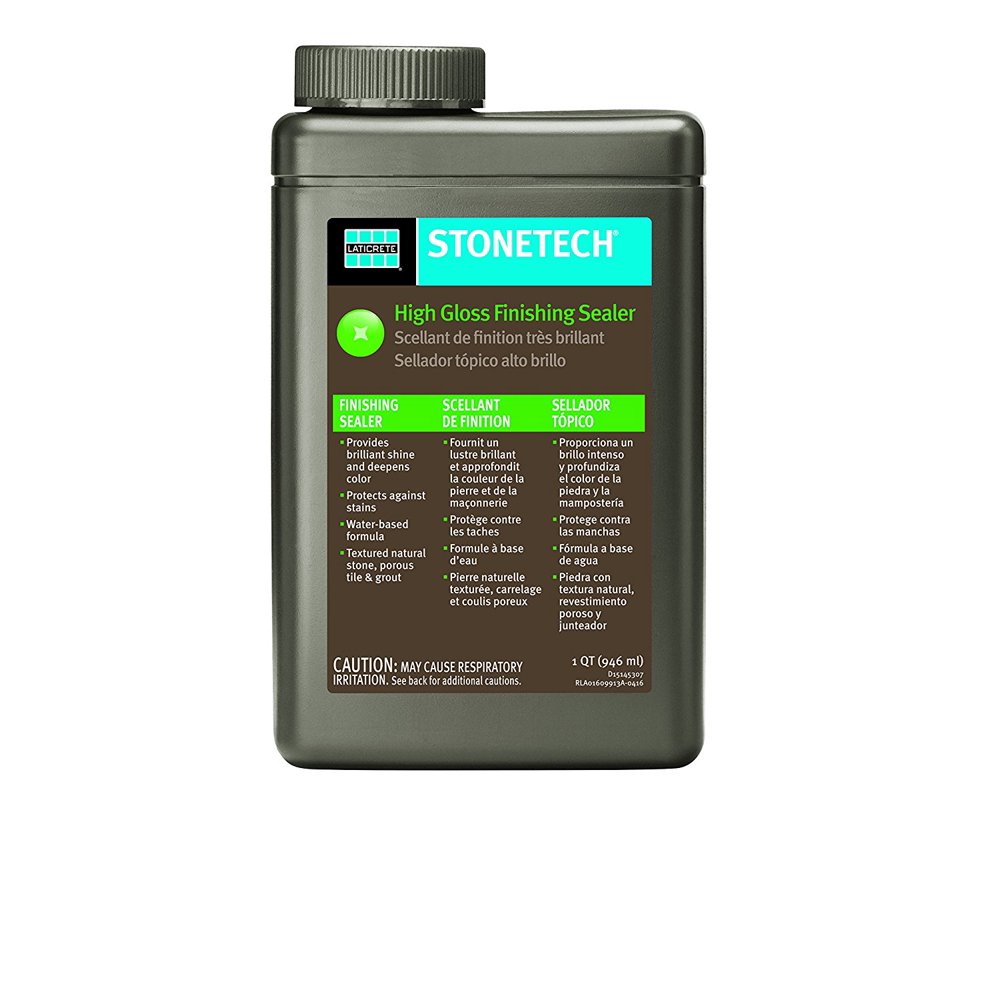 High Gloss Finishing Sealer for Natural Stone, Tile, & Grout