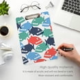 thumbnail image 5 of Coolnut Shark Clipboard, Acrylic Standard A4 Letter Size Clip Board with Low Profile Clip for Office, Classroom, Doctor, Nurse and Teacher Gifts, 5 of 7
