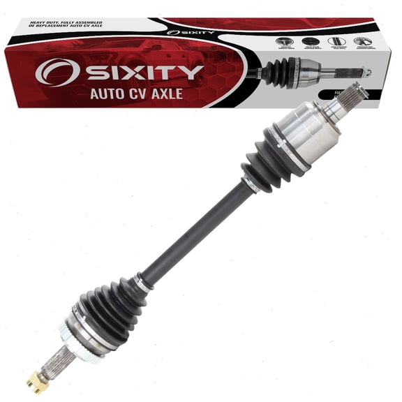 Sixity Front Left CV Axle compatible with Hyundai Sonata 2.4L L4 2011-2014 - Driver Side Complete Axle Shaft Assembly