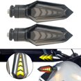 thumbnail image 4 of LED motorcycle accessory turn signal light super bright arrow water flash light, 4 of 9