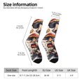 thumbnail image 2 of Vsdgher Cute Forest Mushrooms Crew Socks for Men & Women, Breathable Casual Athletic Ankle Socks, 2 of 6