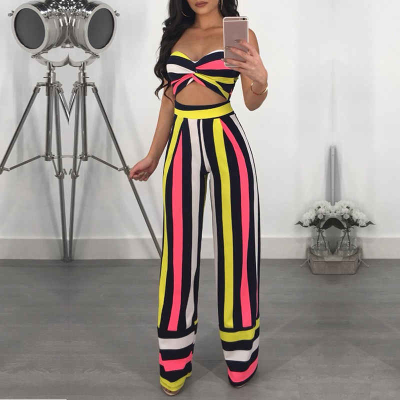 Wide Leg Pants High Waist Trousers 