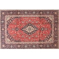 thumbnail image 1 of Ahgly Company Machine Washable Indoor Rectangle Traditional Dark Salmon Pink Area Rugs, 4' x 6', 1 of 7