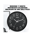 thumbnail image 2 of Reloj De Pared Digital Decoración Pared Moderno Cuarzo 30cm Lab.G Negro, 2 of 5