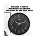 thumbnail image 2 of Reloj De Pared Digital Decoración Pared Moderno Cuarzo 30cm Lab.G Negro, 2 of 5