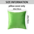 thumbnail image 5 of REGALWOVEN Pack of 2 Velvet Decorative Throw Pillow Covers Modern Cushion Covers with Zipper Green 20" x 20", 5 of 6