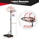 Gymax Système de Basket-Ball Support de Panier avec Roues Réglables en Hauteur et 2 Filets – image 2 sur 10