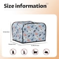thumbnail image 5 of Daiia Cute Chameleons On Blue Pattern 4 slice Toaster Cover, Toaster Appliance Dust-proof Cover For Kitchen Small Appliance Dust Cover and Fingerprint Protection, 5 of 7