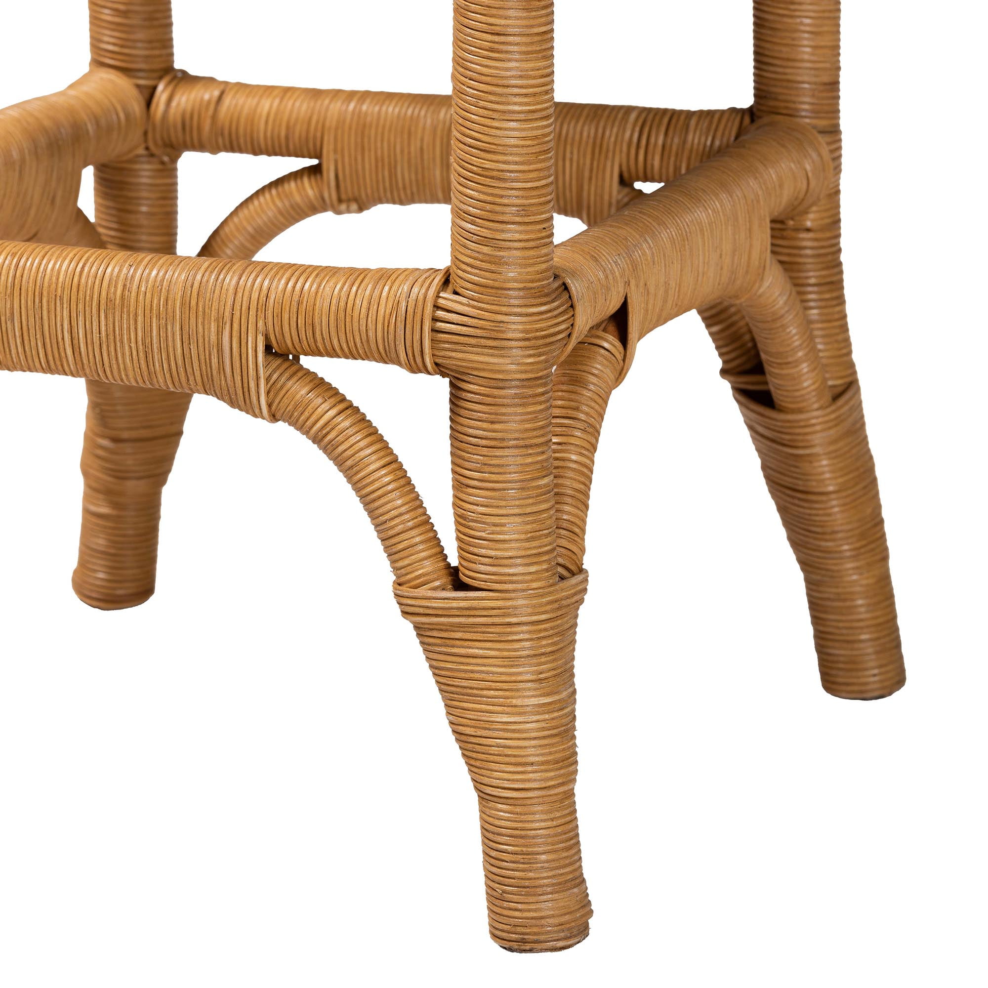 bali & pari Muy Boho Bar Stool, Bar Height, Honey