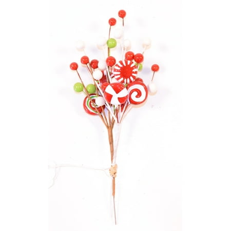 Floral Candy - Darice Christmas Floral Candy Berry Mix 10 Inches