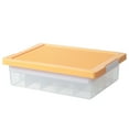 thumbnail image 1 of fastboy Building Blocks Storage Box 2 Layer Multi Grids with Removable Lid Stackable Toy Sundries Organizer Organization Yellow, 1 of 9