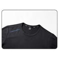 thumbnail image 4 of USNSM (M-5XL) Big and Tall Men's Workout Shirts Athletic Quick Dry Ice Silk Short Sleeve Shirts Moisture Wicking Running Breathable Top Black M, 4 of 8
