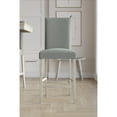 thumbnail image 6 of Home Design Macon 5-Piece Counter Height Dining Set, Square table with lower shelf, Cushioned chairs, Easy assembly, Gray/Antique Gray, 6 of 9