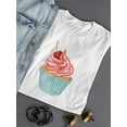 thumbnail image 3 of Strawberry Cupcake T-Shirt Women -SPIdeals Designs, Female Large, 3 of 4