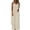 5#a Khaki, variant on Linen Jumpsuits for Women, Casual Cotton Linen Button Rompers Overalls Wide Leg Casual Beach Overalls with Pockets Royal Blue L