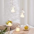 thumbnail image 3 of BlogBlog Hanging Glass Candle Holder, Globe Glass Tea Light Holder, Hanging Glass Vase, Flower Plants Terrarium, Glass Orbs Container, Micro Landscape DIY for Home, Office, Wedding (2.36" 24Pcs), 3 of 7