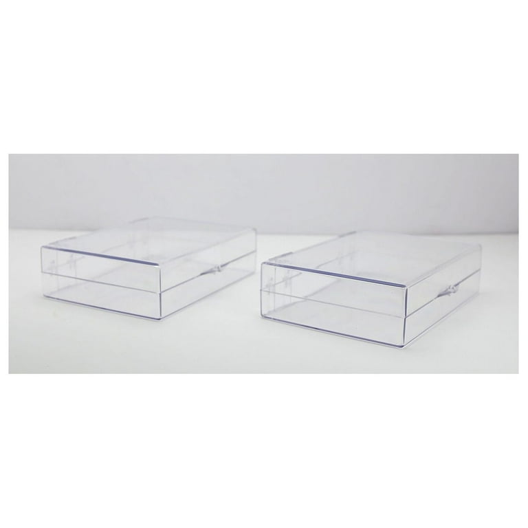 Clear Boxes with Pop and Lock Bottom - 7.5 x 7 x 4 - 25 Pack