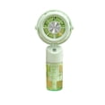 thumbnail image 2 of Rechargeable Handheld Misting Fan, Portable Cooling Device With Adjustable Angle and Transparent Water Tank, for Travel and Outdoor Use, Green, 2 of 6