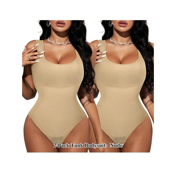 Gvmfive Women Tummy Control Body Shaper Slimming Waist Trainer Shapewear Bodysuit