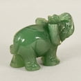 thumbnail image 4 of Yesbay 3.8cm Hand Carved Artificial Green Aventurine Jade Stone Elephant Statue Decor,Elephant Statue, 4 of 7