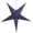 Purple, variant on In the Breeze 9176 — Red Paper Star Lantern — Hanging Party and Home Décor with Painted Gold Accents — Handmade, Dyed Paper
