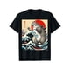 thumbnail image 1 of Estampados modernos y divertidos - Camiseta deportiva holgada unisex de algodón 100 % con diseño de gato japonés de Catzilla, ideal como regalo para hombres, mujeres y niños., 1 of 7