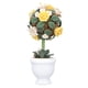 thumbnail image 2 of Mini casa de muñecas con plantas, simulación de casa de muñecas 1:12, simulación de casa de muñecas con flores, accesorios para casa de muñecas, acabado de lujo, 2 of 14